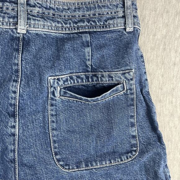 WE THE FREE Women Size 30 Colette High Rise Wide Leg Cropped Cotton Denim Jeans - Picture 6 of 16